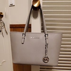 Michael kors Jet Set tote in Safiano leather